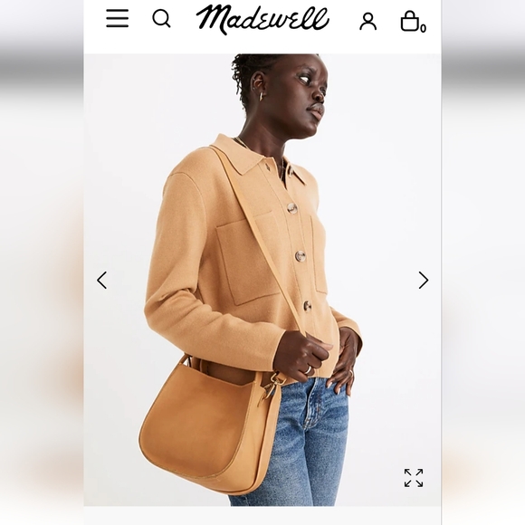 Madewell chore merino wool sweater jacket size xxs NWT - Picture 8 of 10